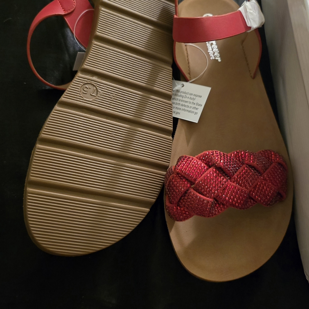 Brand new in box! Size 7.5 sandals in four different colors.